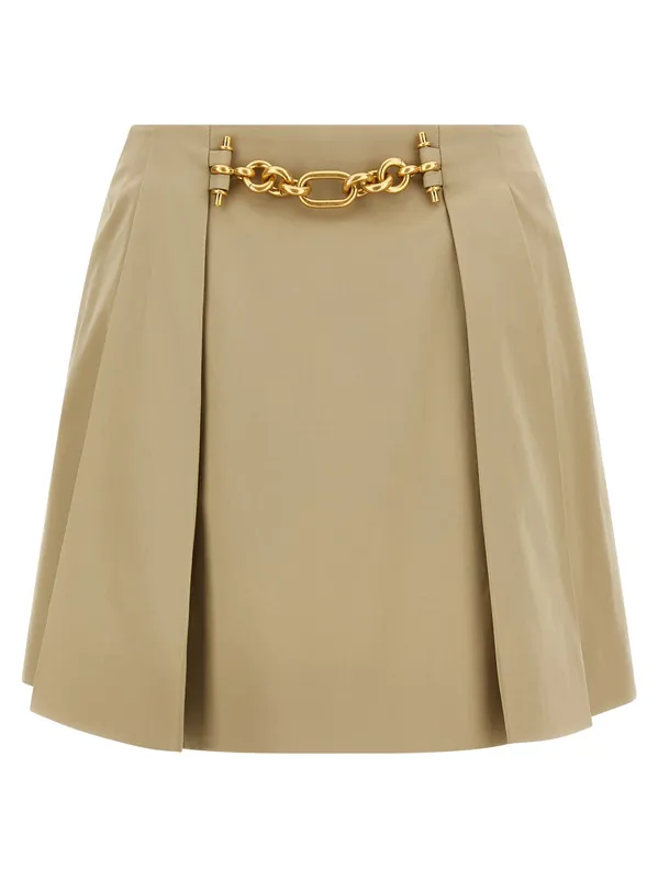 Chain Skirt Skirts Beige - Balmain