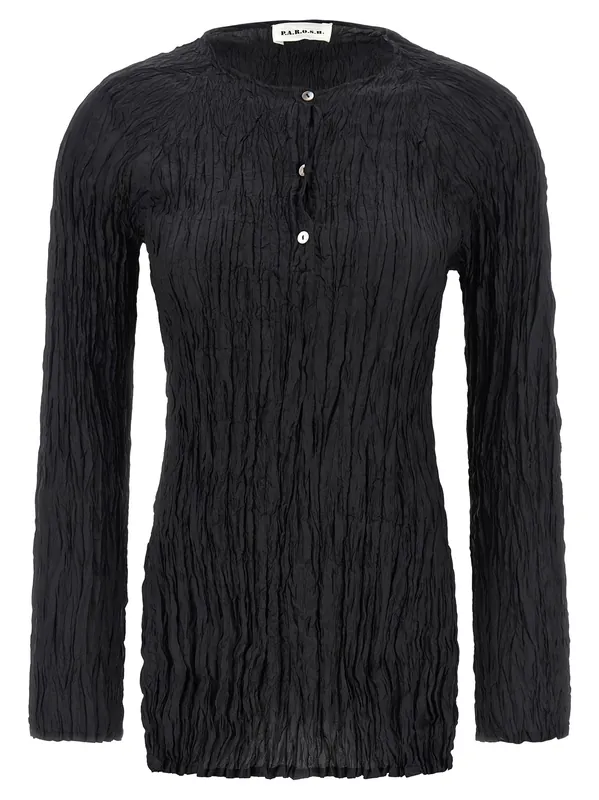 Soph Shirt And Blouse Black - P.A.R.O.S.H.