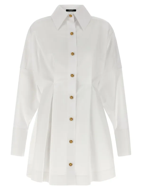 Chemisier Dress Dresses White - Balmain