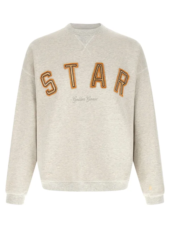 Patch Sweatshirt Gray - Golden Goose
