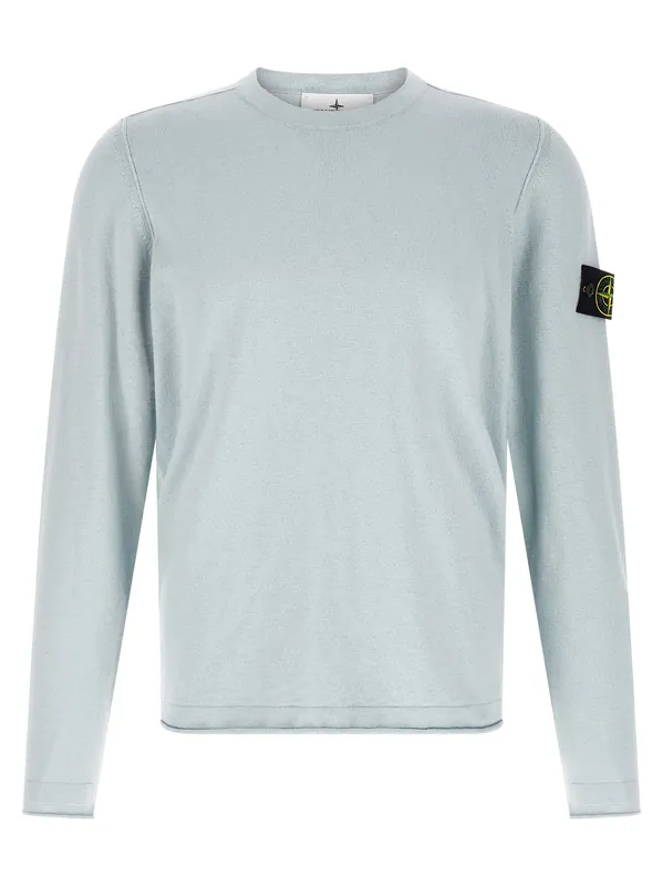 5100052 Sweaters And Cardigans Light Blue - Stone Island
