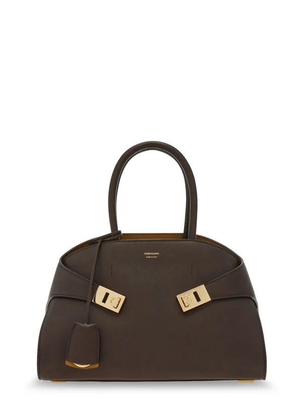 Hug Soft M Leather Shoulder Bag - Ferragamo