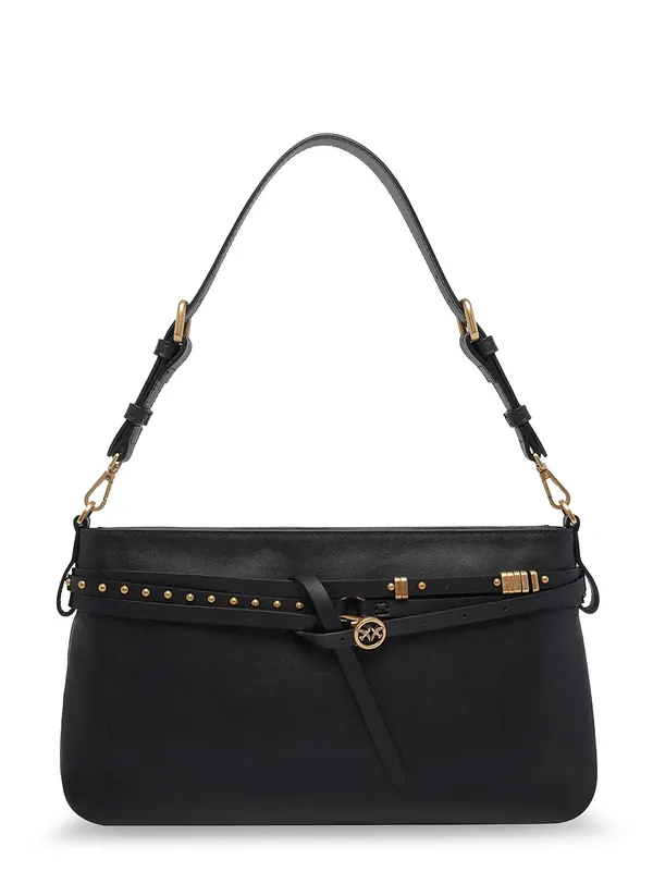 Leather Belt Bag Crossbody Bag - Pinko