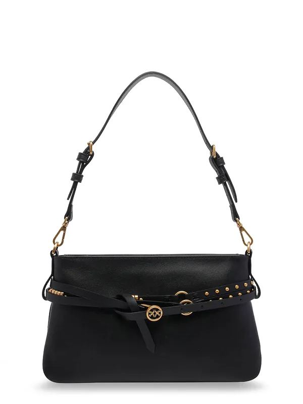 Leather Belt Bag Crossbody Bag - Pinko