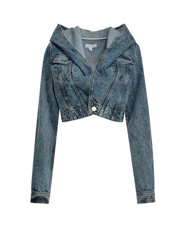 Hooded Denim Jacket - Alaïa