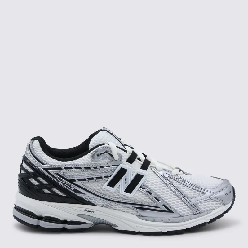Sneakers Silver Metallic-Black