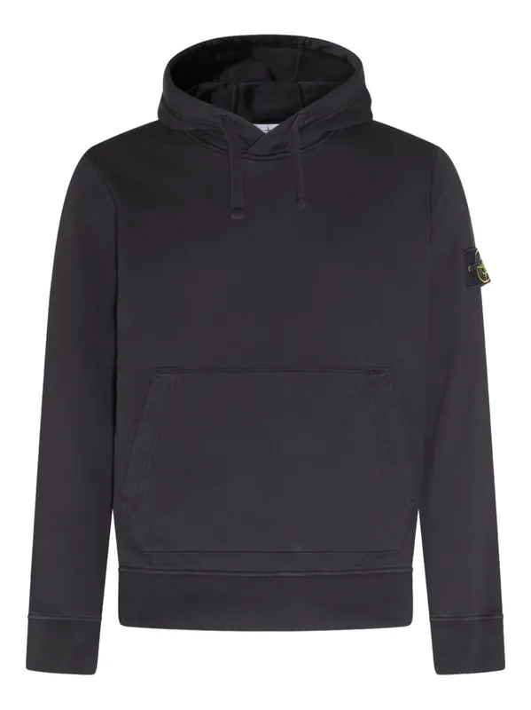 Logo Cotton Hoodie - Stone Island