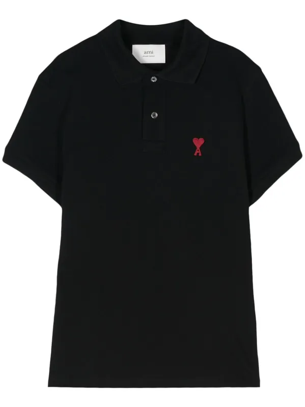Ami De Coeur Cotton Plo Shirt - Ami Paris