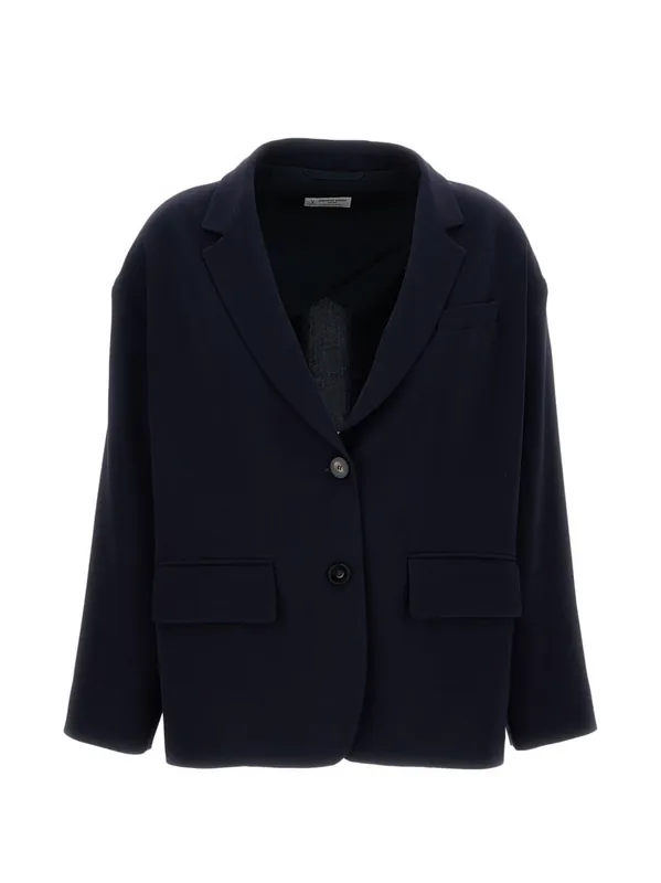 Single-Breasted Blazer Jacket