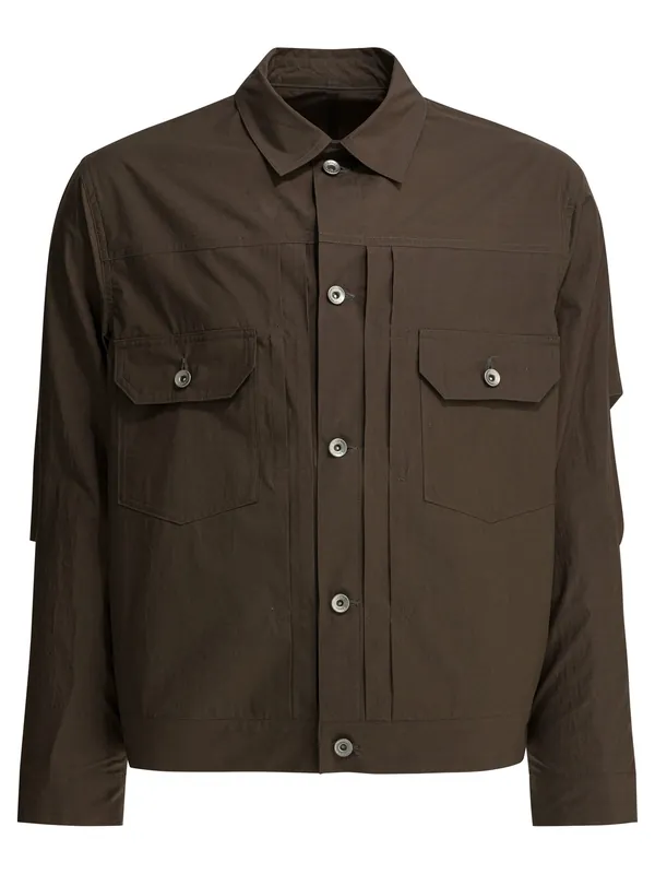 Typewriter Jackets And Coats Brown - Sacai