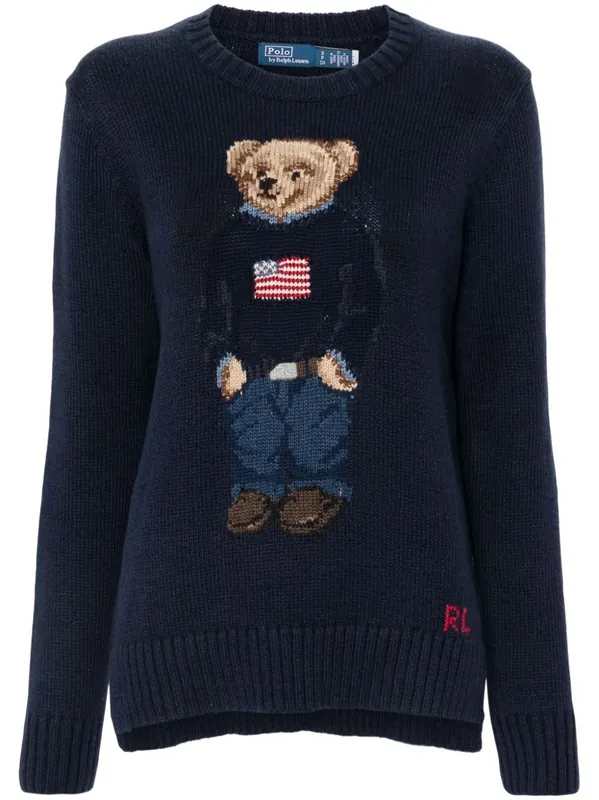 Polo Bear Cotton Blend Pullover - Polo Ralph Lauren