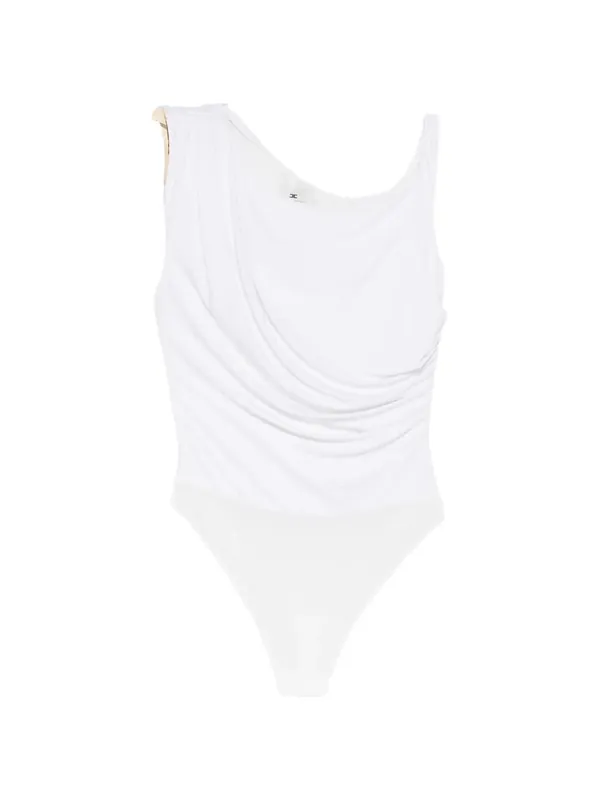 Jersey Bodysuit With Jewel Shoulder - Elisabetta Franchi