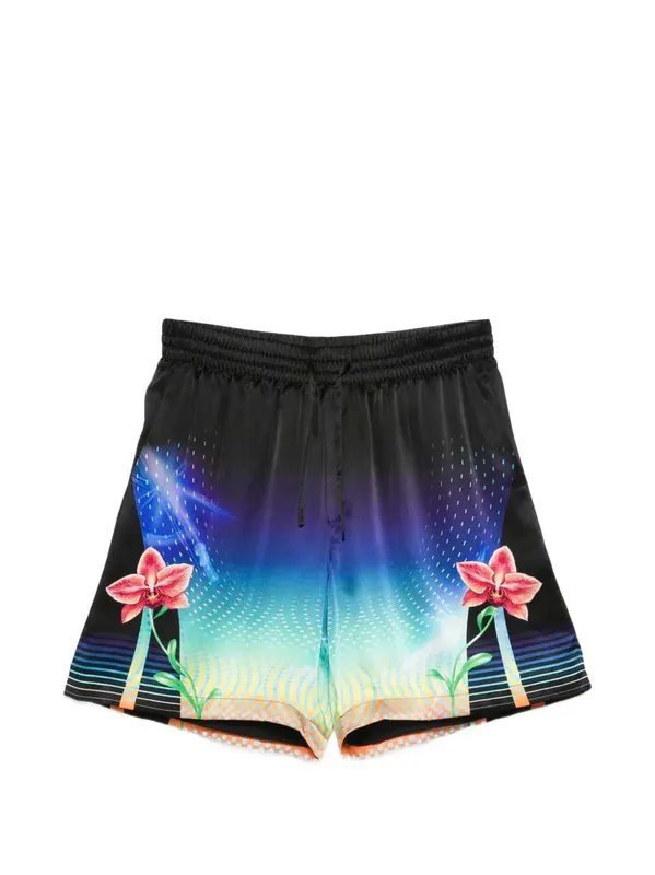 Floral Drawstring Shorts - Casablanca