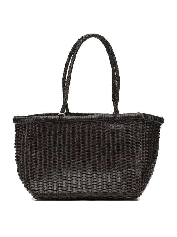 B Weave Shoulder Bags Brown - Dragon Diffusion
