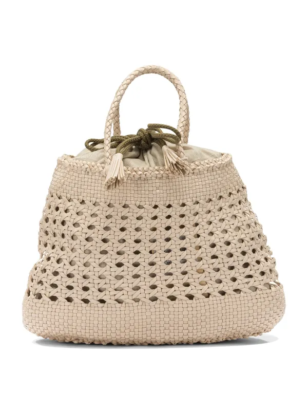 Santa Cano Handbags Beige - Dragon Diffusion