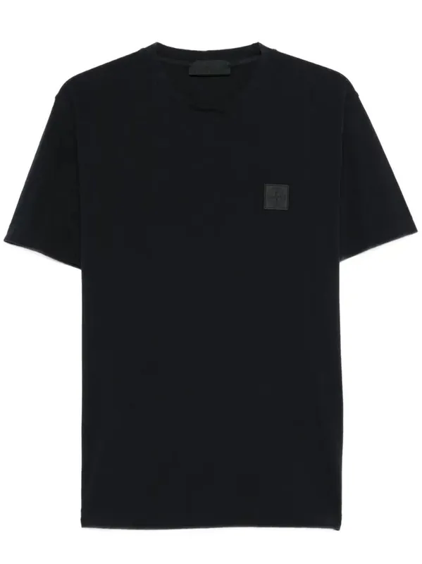 Slim Fit T-Shirt With Tonal Compass Patch