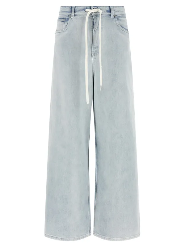 Drawstring Jeans Light Blue - MM6 Maison Margiela