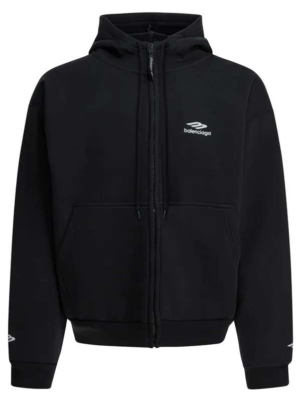 3b Sports Icon Sweatshirts Black - Balenciaga