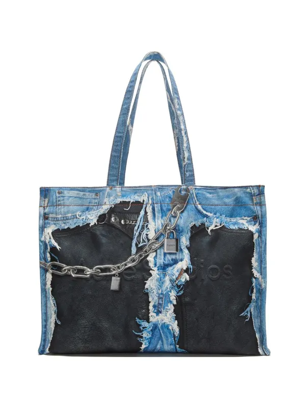 Denim Print Tote - Acne Studios