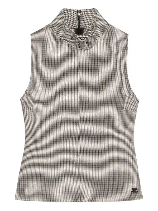 Houndstooth Top - Courrèges