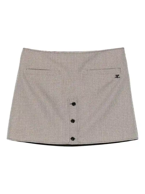 Plaid Skirt - Courrèges