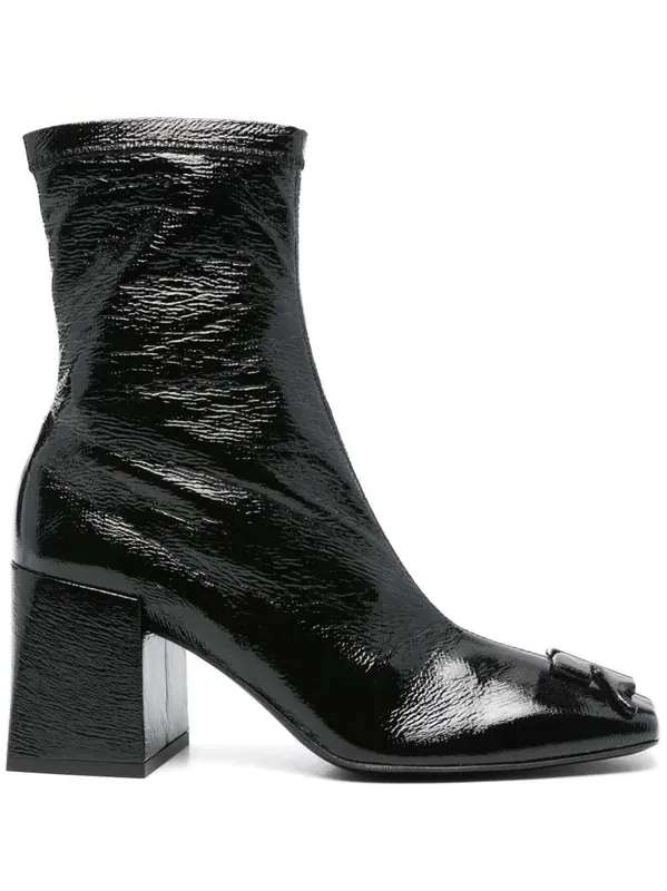 Boots With Logo Appliqué - Courrèges