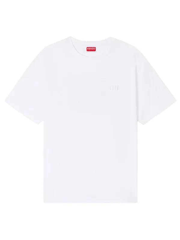 `Boke Flower 2.0` Embroidered Oversized Cotton T-Shirt