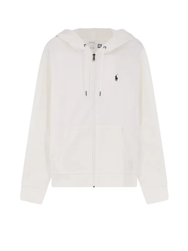 Cotton Blend Sweatshirt With Iconic Logo - Polo Ralph Lauren