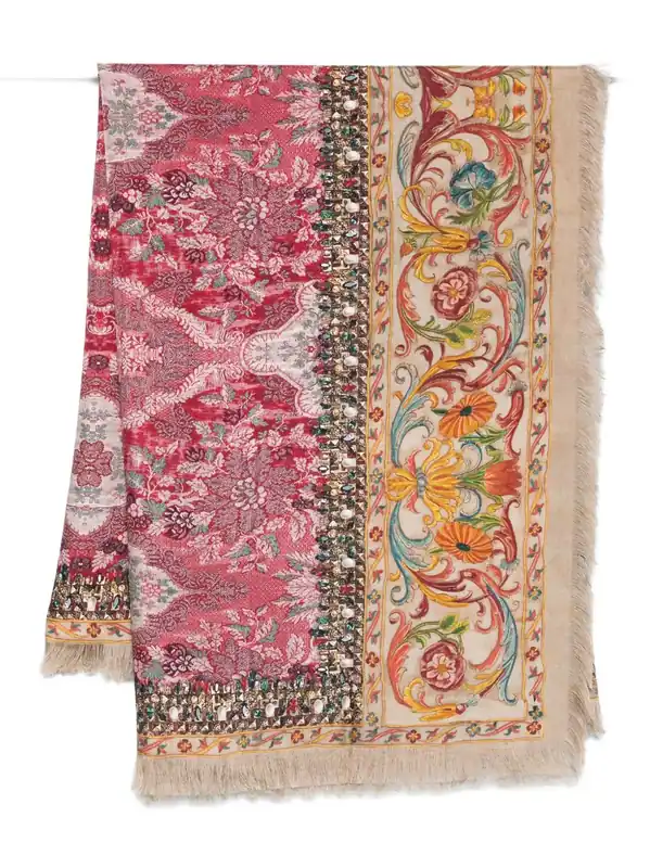 Printed Silk Scarf - Pierre Louis Mascia