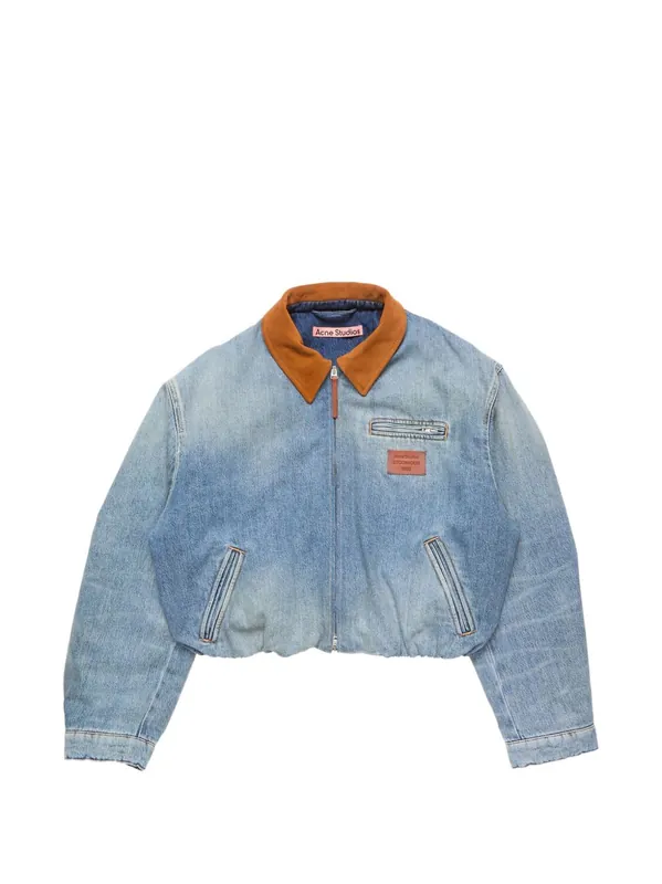 Denim Bomber Jacket - Acne Studios