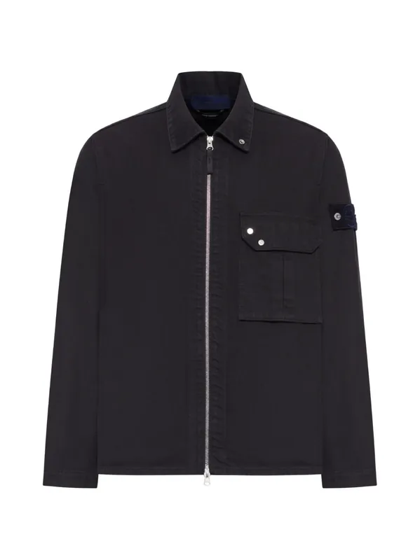 Denim Cotton Jacket - Stone Island