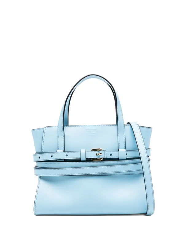 Tie Me Small Leather Handbag - Moschino