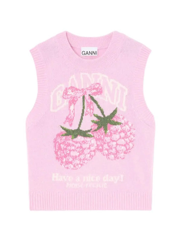 Wool Vest - Ganni