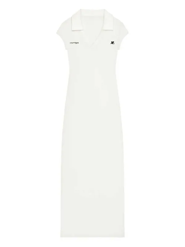 Long Dress With Logo - Courrèges