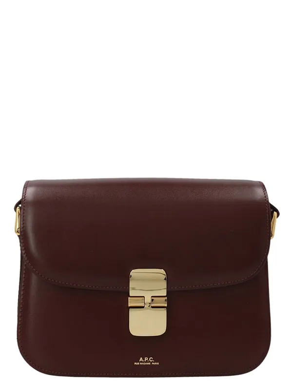 Grace Small Crossbody Bags Bordeaux - A.P.C.