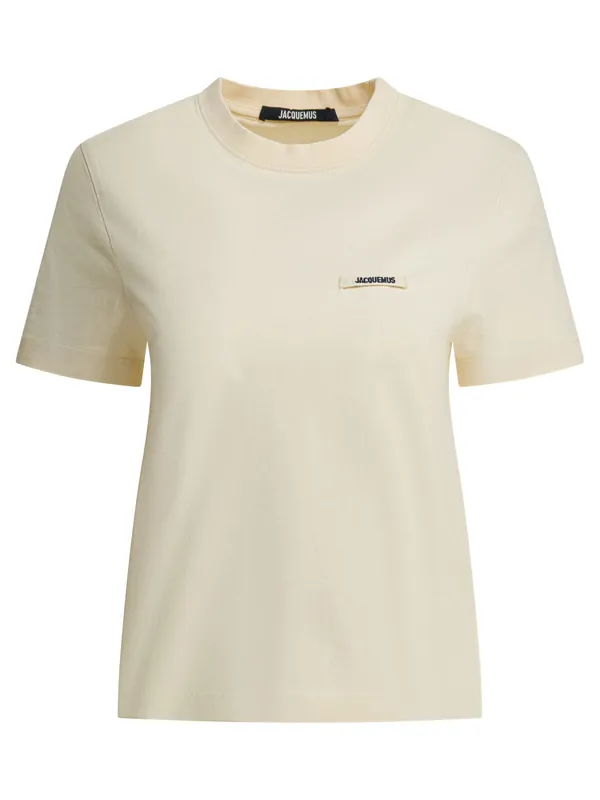 Gros Grain T-Shirts Beige