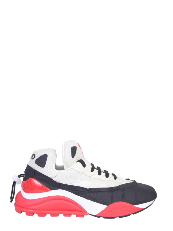 Nylon And Mesh Sneakers - Forward