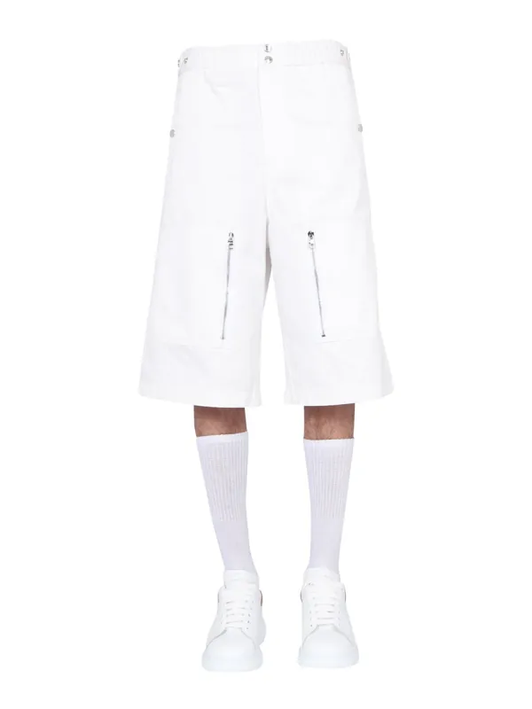 Japanese Gabardine Shorts - Alexander McQueen