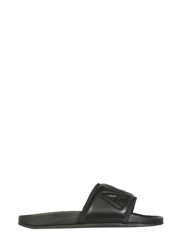 Leather Slide Sandals - Ambush