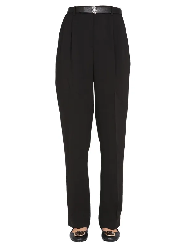 Regular Fit Trousers - Tory Burch