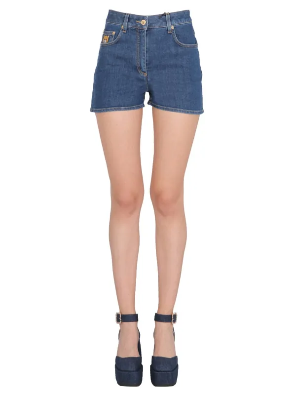 Bermuda With Embroidered Teddy - Moschino