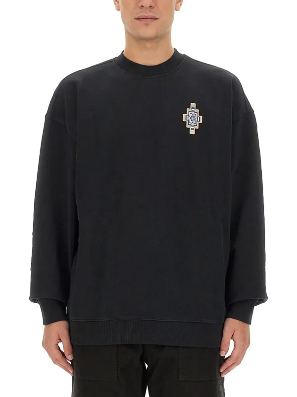 Optical Cross Sweatshirt - Marcelo Burlon County Of Milan