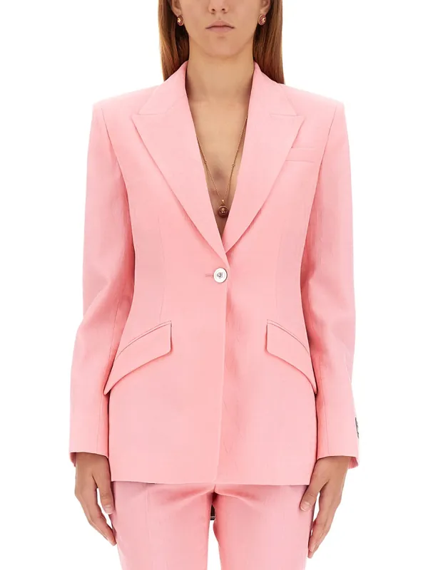 Single Breasted Medusa Jacket - Versace