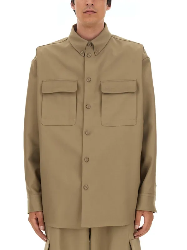 Oversize Fit Shirt - Off-White