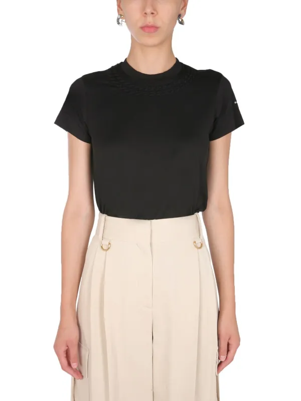 T-Shirt With Chain Motif