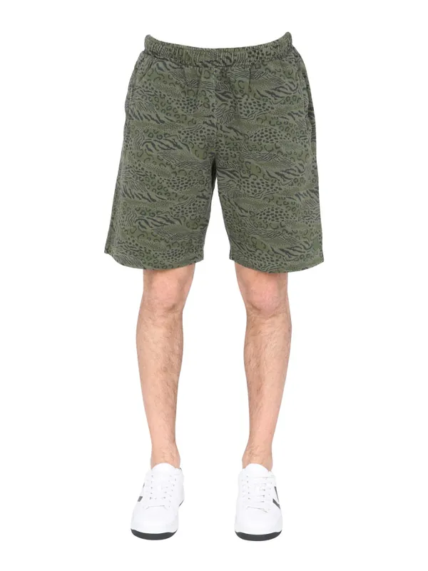 Bermuda With Animal Print - Kenzo