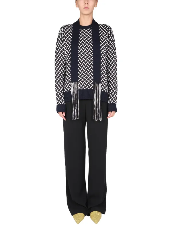 Jacquard Sweater - Jil Sander