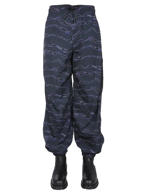 Jogging Pants With Camou Print - Marcelo Burlon County Of Milan