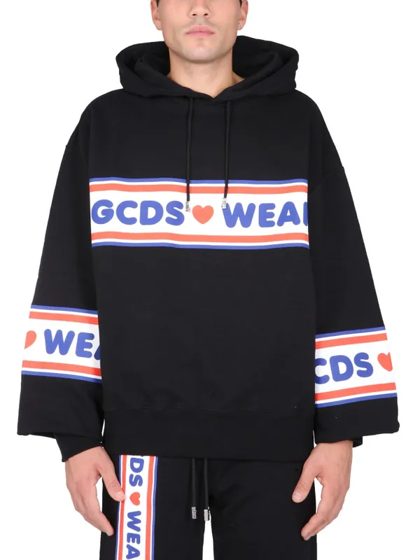"Cute Tape" Logo Sweatshirt - GCDS