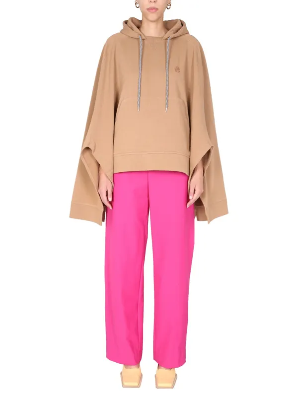 Poncho Sweatshirt With Embroidered Logo - Ambush